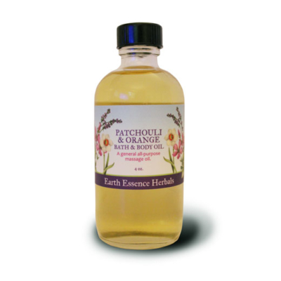 Patchouli and Orange Bath and Body Oil